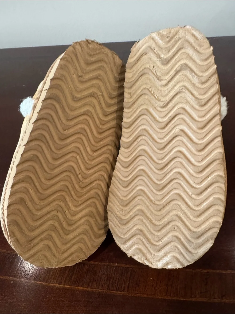 Ground Up Bluey & Bingo Toddler Faux-Suede Slipper Boots Size 9